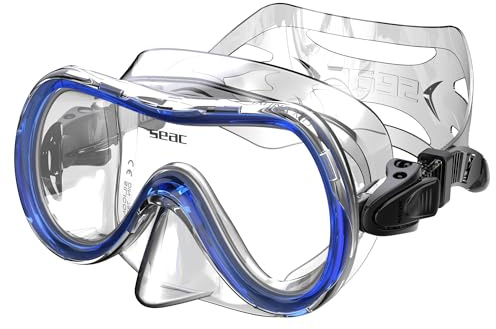 SEAC Salina MD, Máscara de Buceo Unisex, para Practicar Snokeling