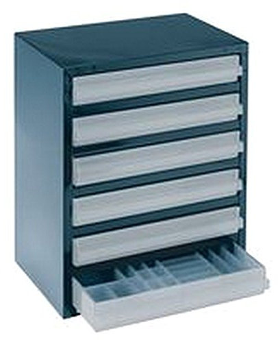 Stahl Schrank tief 6 Schubladen Schrank