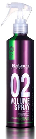 SALERM - Spray Voluminizador Cabello - Pro Line Volume Spray 02-250 ml - Levanta la Raíz - Aporta Volumen al Cabello sin Apelmazar - Resistente a la Humedad - Larga Duración - Termo Protector