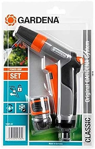 Gardena 18301 – 32 – Pistole-Reinigung spiralenförmig Classic + Anschluss Stop