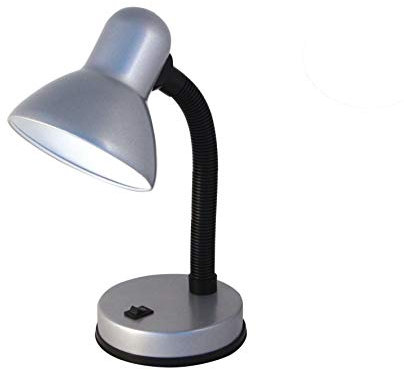 VELAMP Lampe de table E27, argent