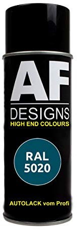 Alex Flittner Designs RAL Lackspray Autolack Sprühdose Spraydose RAL5020 OZEANBLAU glänzend