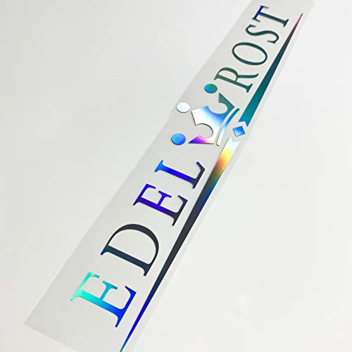 55cm EDELROST Auto Aufkleber Tuning Sticker Frontscheibenaufkleber Oil Slick Car Turbo Grafik Label Style Design NEU Hologram Rainbow Shiny Royal Stance King Krone