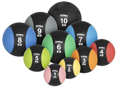 Sport-Tec Medizinball-Set 10-TLG., 1-10 kg