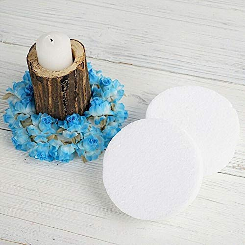 36 Pcs 4 White Foam Discs Party Wedding Decorations