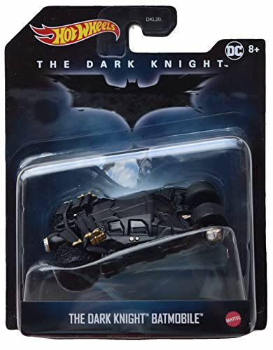 Hot Wheels The Dark Knight Batmobile 1:50 - Métal moulé sous Pression - Sculpture - Noir