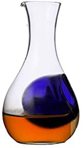 Dekantierer/Wein Dekanter Weinkaraffe Home Kreative Dekantierer Kristallglas Eis Weingerät Restaurant Wein Spender Wine Utensilien Geeignet for Hauswarming Hochzeit Weihnachten oder Urlaubsgeschenke W