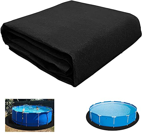 DriSubt Pool Bodenplane Pool Schutzmatten 4m Durchmesser Pool Unterlage passend für Flache Pools oberirdische Schwimmbäder Schutz, reißfest
