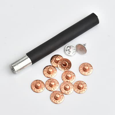 300 Sätze/Packung, 9,5 mm, Messing, Jeansknöpfe, Nieten, Bolzen, Alaun, Nagelbefestigung, Werkzeug, Tasche, Leder, Basteltasche, Gürtel, 6 Farben, ZD-023-Tool n Kupfernieten