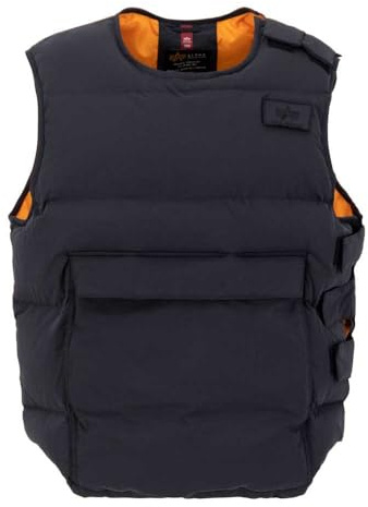 Alpha Industries Herren Protector Puffer Vest Für Weste, Schwarz, M EU