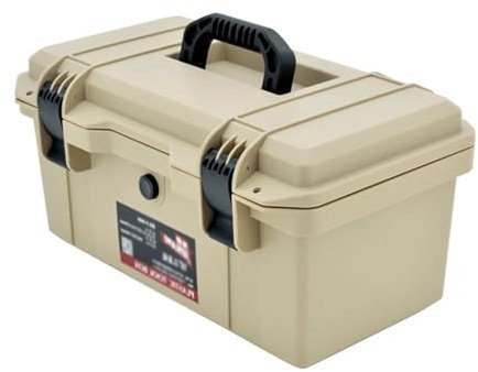 Werkzeugkoffer Wasserdichte Werkzeugkiste, Aufbewahrungsbox for den Haushalt, multifunktional, groß, verdickt, Set, tragbar, wasserdicht, for Werkzeuge und Kleinteile Werkzeugkästen(A,22inch)