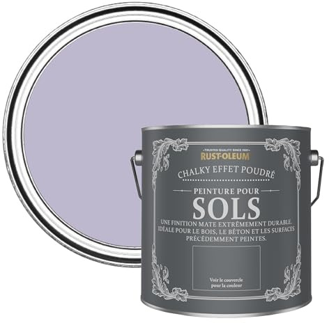 Rust-Oleum lila strapazierfähige, kratzfeste Bodenfarbe für Holz und Beton - Blauregen 2,5 Litres