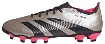 adidas Unisex Predator League Firm Ground Football Boots Football Boots, Silver, 7 UK