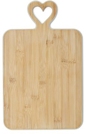 Cooksmart Homestead Bamboo Paddle Chopping Board for Kitchen Use | British Designed, Bamboo Material, Paddle Style, Food Preparation, Chopping Meat And Vegetables, Durable Kitchen Essential