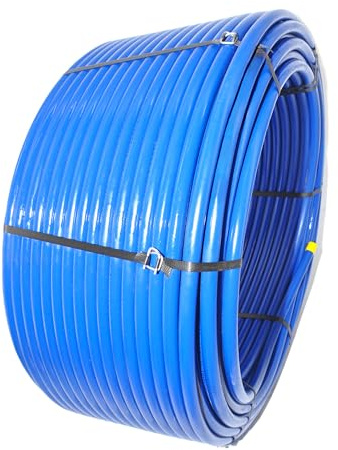 Rohr PN12,5 PE80 SDR11 Trinkwasserrohr 32mm 25mm 20mm für Gartenbewässerung Wasserrohr Schlauch 10m 25m 50m 100m (25x2,3mm 3/4 Zoll 50m)