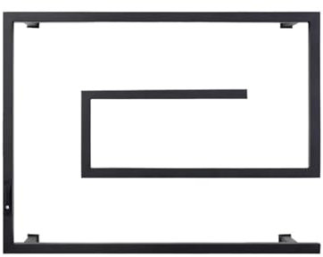 Radiatore per asciugamani Scaldasalviette, Scaldasalviette elettrico nero, controllo della temperatura del bagno, scaldasalviette elettrico, scaldasalviette termostatico intelligente(Black Button Expo