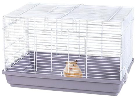 Xistuoz Chinchilla-Käfig | Großes Versteck für Rennmäuse Igel – belüfteter Kleintier-Lebensraum mit abnehmbarem Boden, Haustierkäfig-Zubehör zum Schlafen