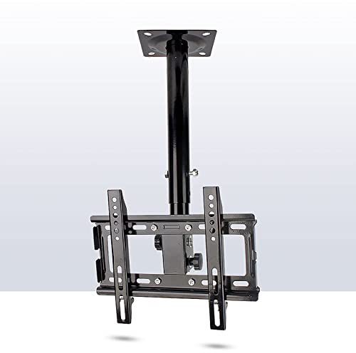 IUokLU Supporto per TV a soffitto Regolabile Supporto per TV sospeso Adatto alla Maggior Parte dei televisori LCD LED OLED 4K da 32-55 Pollici Display a Schermo Piatto,Regolabile 28