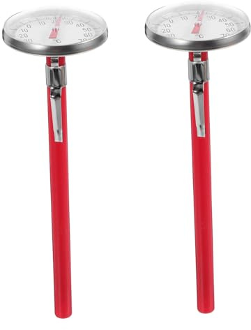 MAGICLULU Thermomètre Mécanique Horloge pour Voiture, Accessoires Décoratifs Intérieur, Thermomètre Plastique sans Pile, pour Climatiseur