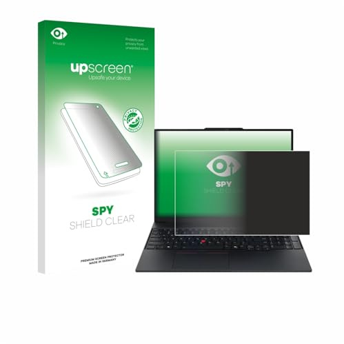 upscreen Blickschutzfolie für Lenovo ThinkPad E16 Gen 3 | Anti-Spy Displayschutz Made in Germany Privacy Screen Protector Sichtschutz Blaulichtfilter Klare Folie