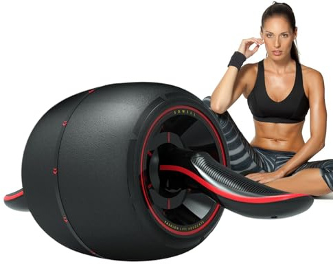 Rodillo abdominal, dispositivo de entrenamiento de abdominales | Equipo de entrenamiento de fuerza para músculos del tronco en casa para mujeres hombres gimnasio espalda brazos pecho