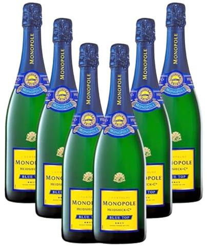 Heidsieck Monopole Blue Top - Lot de 6 bouteilles de 75 cl - Champagne