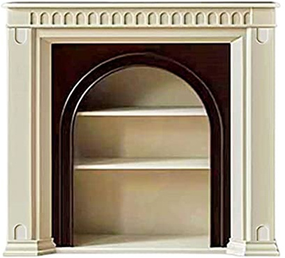 Chimenea de mármol Gabinete de repisa chimenea pequeña minimalista moderno, escritorio entrada madera maciza, estante for colgar en la pared, gabinete lateral, decorativo Marco de chimenea