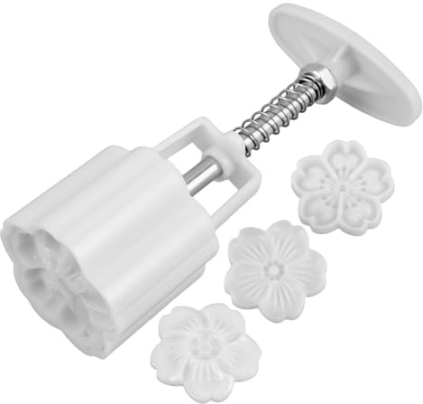 FUNOMOCYA Stampo per Dolci a Forma di Fiore in Abs Operazione a Pressione Manuale, Set 1 Pezzo per Festività e Celebrazioni Creative in Famiglia