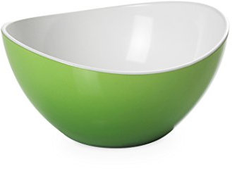 Omada Design Ciotola Cucina in Plastica Bicolore 40 cl, Infrangibile, Impilabile, Lavabile in Lavastoviglie, Made in Italy, Linea Trendy