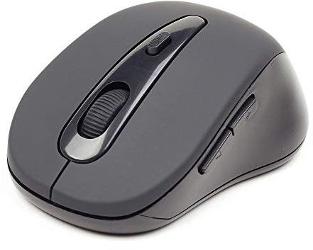 Gembird MUSWB2 optisk Bluetooth-mus (upp till 1 600 dpi, USB) svart