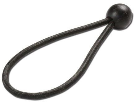 25 Expander-schlingen 250 mm schwarz mit Kugel