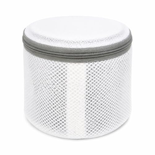 Laundry 360 Sanitized Mesh Wash Bra Bag for Delicates White Color | Protective Laundry Bag | Machine Washable Lingerie Net Bag