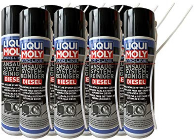 8x LIQUI MOLY 5168 Pro-Line Ansaug System Reiniger Diesel 400ml