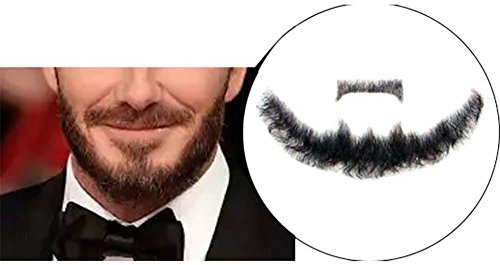 Remeehi, Ziegenbärtchen, Herren-Bart, Echthaar, Spitze, handgefertigt, Schnurrbart, für Verkleidungen