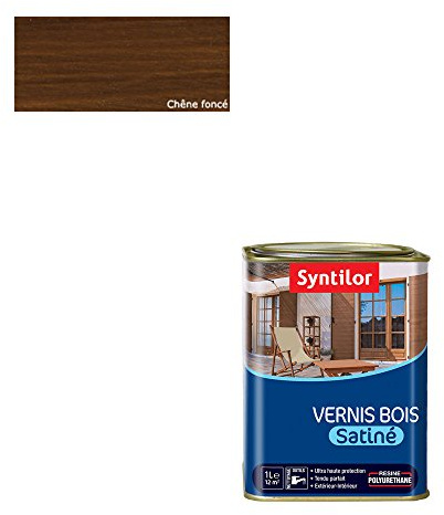 Syntilor - Vernis Bois Chêne Foncé Satiné 1L