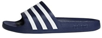adidas Unisex adulto Adilette Aqua Slides, Dark Blue / Cloud White / Dark Blue, 38 EU