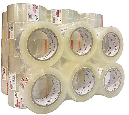 ZCENTER cinta embalaje Cinta adhesiva celo transparente precinto 48 mm x 100 m 36 unidades