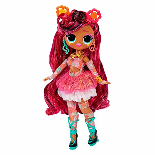 L.O.L. Surprise! OMG Queens Modepuppe - Divine - 20 Überraschungen inklusive Outfit, Accessoires, Puppenständer & mehr - Zum Sammeln - Für Jungen & Mädchen ab 4 Jahren