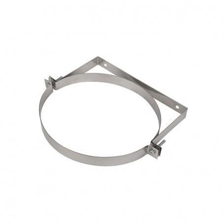 Chimney Pipe Wall Bracket Liner - Clip Flue Liner Clamp - Multi Fuel Tube Mount. (150mm)