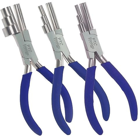 PTL® Trådböjningstång set – flerdimensionell fästning, looping och rund nästång för hobby och smyckestillverkning – presentidéer