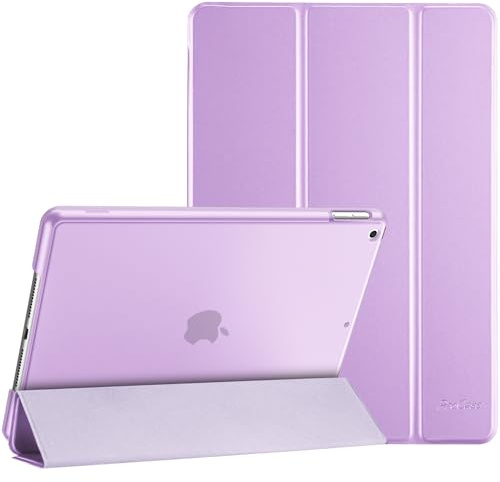 ProCase Coque de Protection pour iPad 9ème/8ème/7ème Génération 10,2 | Support Tri-Fold, Veille/Réveil Auto, Protection Complète, Ultra Léger