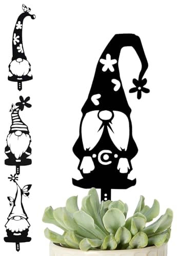 Outdoor Gnome Stakes | Gnome Outdoor Yard Decorations,Gnomes Garden Decorative Stakes, Funny Gnomes for Yard Art, Patio, Lawn, Outdoor Decorations