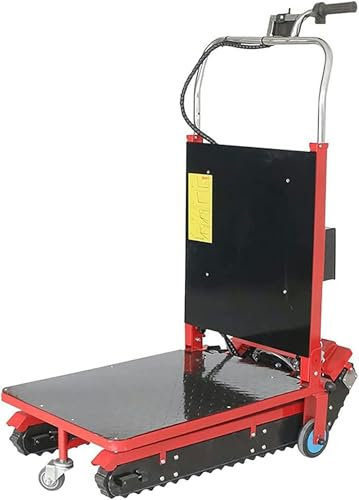 Elektrische Treppensteiger-Sackkarren, Raupen-Treppensteiger zum Bewegen von Möbeln, zusammenklappbarer Rollwagen mit Rädern, schwere Geräte, Baumaterialien, angetriebene Raupen übernehmen das Heben~/