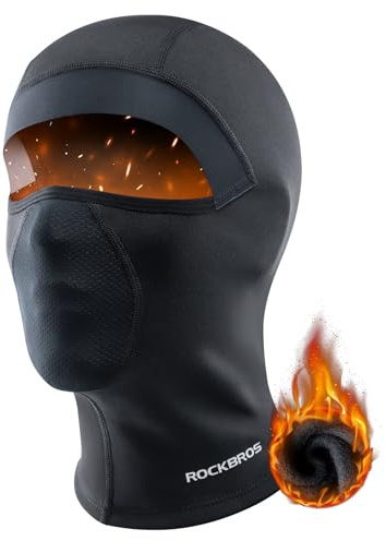 ROCKBROS Sturmhaube Balaclava Winter Gesichtmaske Warm und Winddicht für Motorrad Fahrrad Ski Outdoor Sports Unter Helm Liner