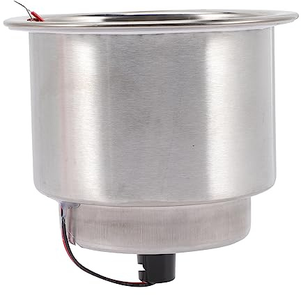 BUGUUYO Porte-gobelet LED Acier Inoxydable Support De Boisson Lumineux pour Voiture pour Bière Et Autres Boissons Accessoire De Personnalisation pour Intérieur De Véhicule