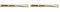 décopatch PC05O - Un Pinceau Pure Soie n°5 Longueur 9 cm - Largeur du Pinceau 1 cm (Lot de 2)