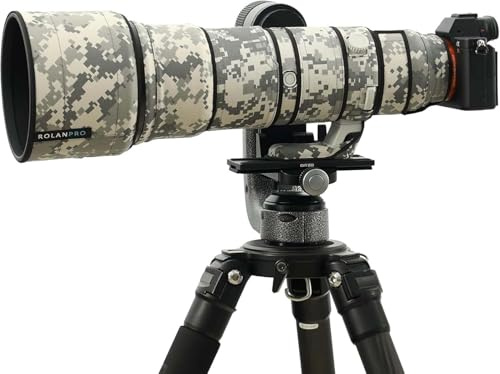 ROLANPRO Copriobiettivo impermeabile per Sony FE 400-800 mm f/6.3-8 G OSS, mimetico #UCP City camouflage impermeabile