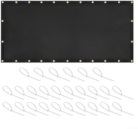 Gdfnmogo Protezione da parete per griglia ignifuga, protezione per ringhiere per barbecue, tappetino rivestito in silicone in fibra di vetro, resiste a 500 °C, copertura a prova di olio facile da