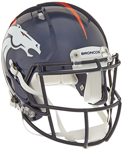 Riddell mens Speed Football Riddell Authentic NFL Helmet, Denver Broncos, One Size US, Team Colors