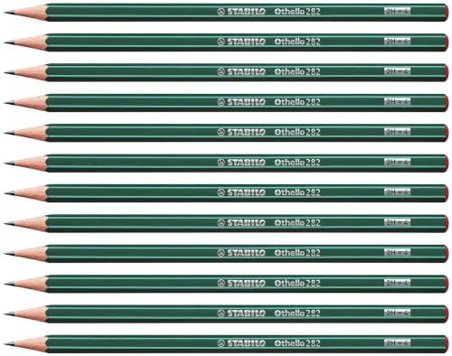 STABILO - Bleistift - Othello | 12er Pack, Härtegrad 2H